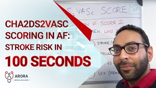 CHA2DS2VASc scoring in AF: Stroke risk in 100 seconds