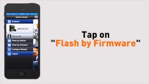 Flash By Firmware with weblink mobile