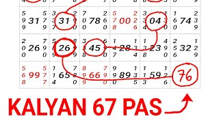 KALYAN MATKA | Kalyan Open | Kalyan Trick | Satta Matka | Kalyan Jodi chart | Kalyan today