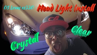 Lexus ES 330/ 05 LEXUS ES330 HEADLIGHT INSTALL