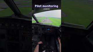 Pilot monitoring #airbus #landing #aviation