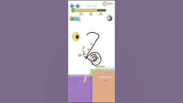 #trending Save the Dog🤪 level 74 completed #shortvideo #Wait for end😵