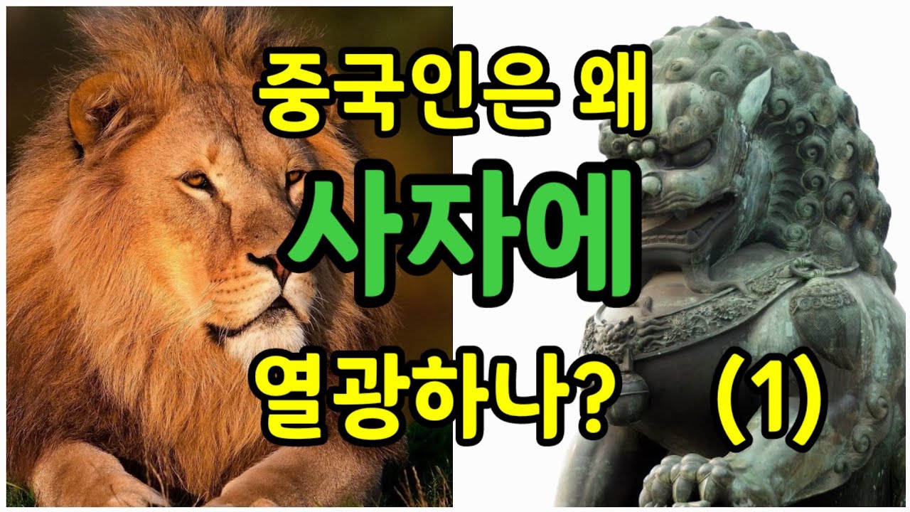 중국의 석사자상 이야기(1) - YouTube