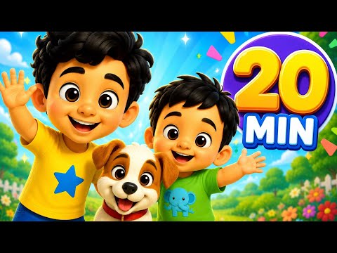 20 Minutes of Fun with Avi & Viku! 🌟 finger Family, surprise eggs & More by Avi&Viku Adventures