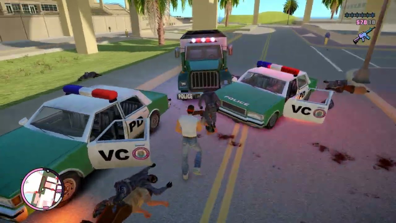 GTA Vice City Nextgen Edition Stadium Sniper Rampage Triggers Wild Six Star Police War + Epic Escape