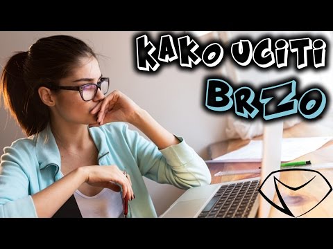 Video: Kako Se Produktivno Učiti