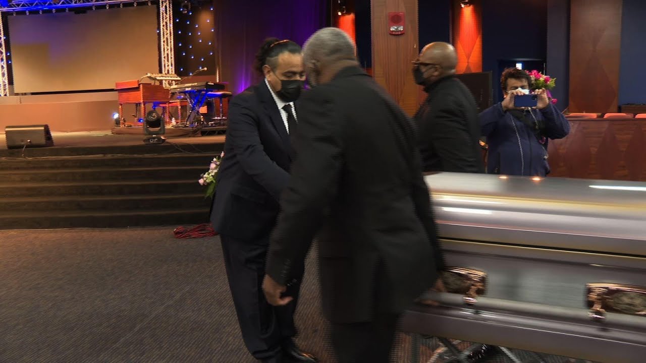 Funeral for teen killed by stray LAPD bullet - YouTube