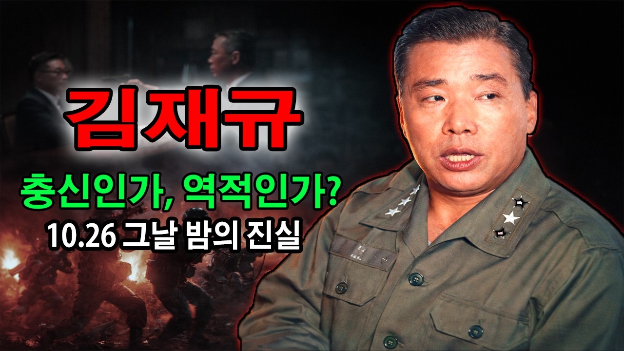 충신인가 역적인가? 대통령을 쏜 정보부장 김재규의 두 얼굴