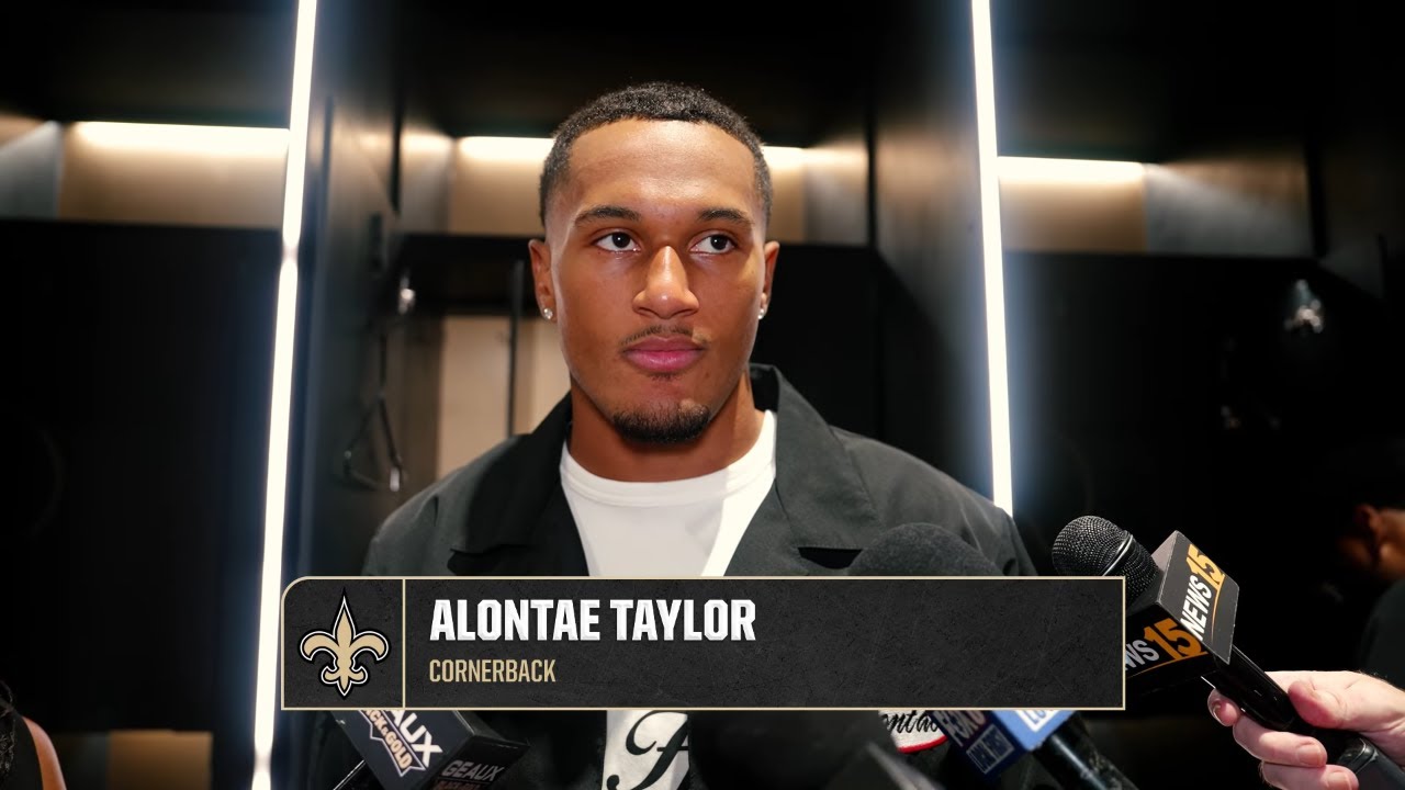 Alontae Taylor | Saints-Cardinals Postgame | 2025 NFL Week 1