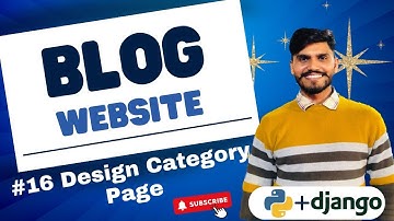 Dynamic Blog Website using Django  | design category page