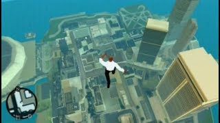Gta Vcs Psp版 裏技 超高度からのスカイダイビング 一番高いビルに降りると Youtube