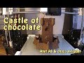 3D-печать шоколадом. Большой замок из шоколада