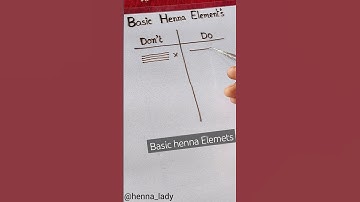 How to learn basic lines | Basic henna for beginners | #mehndi #shorts #tutorial #henna_lady