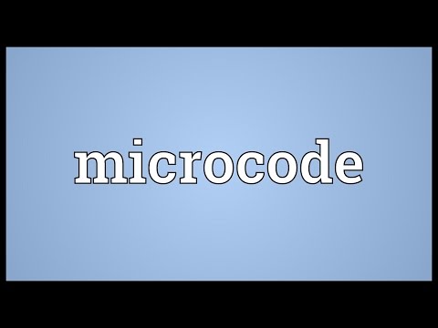Microcode Meaning
