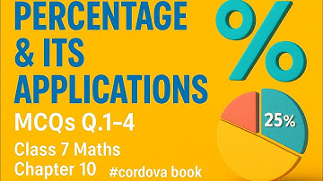 Class 7 Maths Chapter 10 Percentage And It