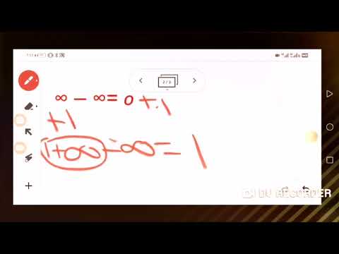 لماذا مالانهاية ناقص مالانهاية لاتساوي صفر مالانهاية قسمة مالانهاية مالانهاية طرح مالانهاية