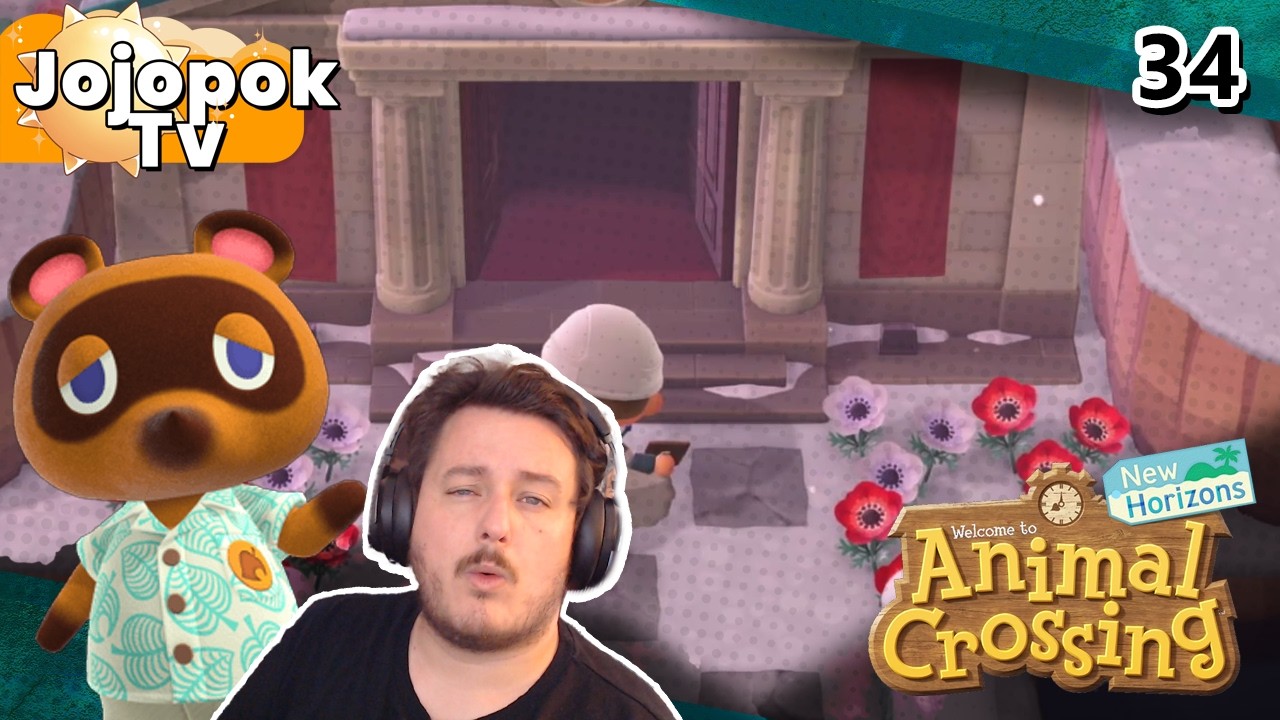 On décore l'entrée du musée | Animal Crossing: New Horizons (34)