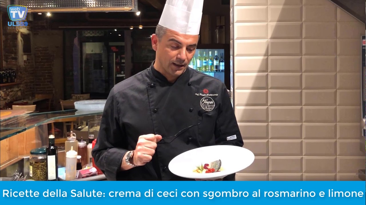 RICETTE DELLA SALUTE: crema di ceci con sgombro al rosmarino e limone ...