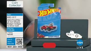 2024 Prooflike LE 3000 Hot Wheels Rodger Dodger $2 Silve...