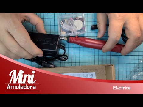 Mini Amoladora, SPTA 18W Amoladora eléctrica, Kit de herramientas  rotatorias 