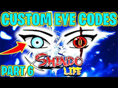 ⭐35 SHINDO LIFE CUSTOM EYE CODES 2022 (PART 1)⭐ 