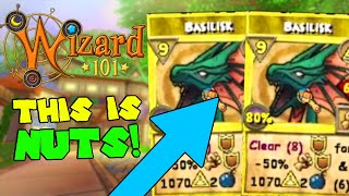 Wizard101 Level 170 Myth PvP: The *NEW* Basilisk Spell Is NUTS.