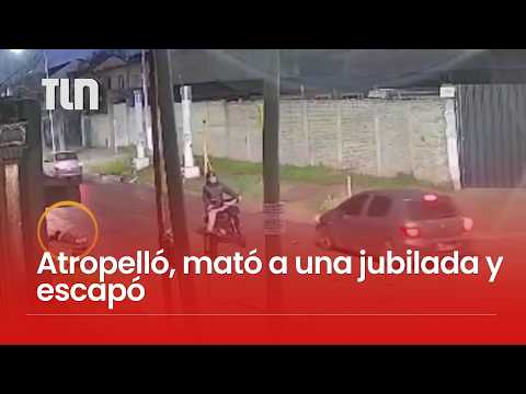 This Is the Moment a Motorcyclist Struck a Retiree, Killed Her, and Fled