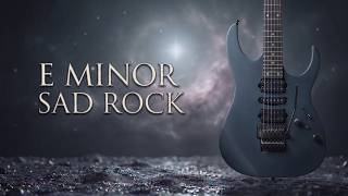E Minor Emotional Rock Backing Track | Sad Guitar Jam | 79 BPM