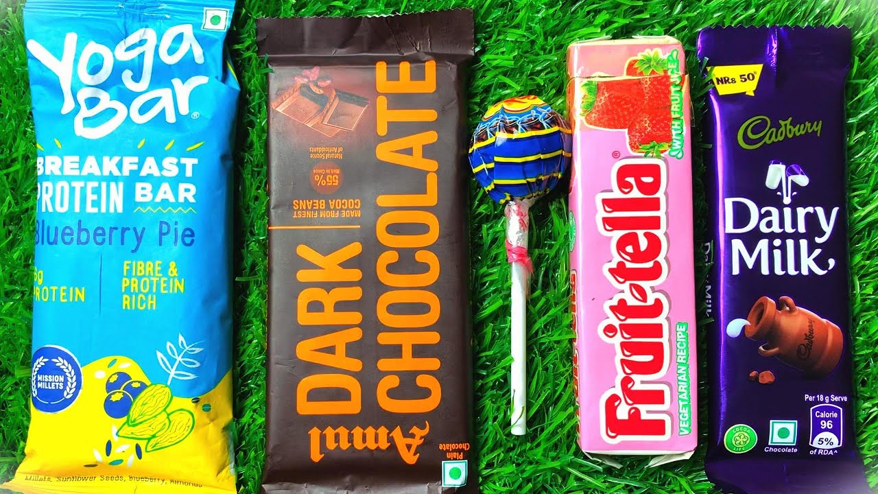 ASMR Most Popular Candys / some lots of colorful rainbow lollipop candy / unpacking chocolate eat