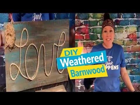 DIY Weathered Barnwood - DIY Weathered Barnwood