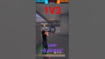 I Survived The Impossible 1v3 UMP Headshot Challenge