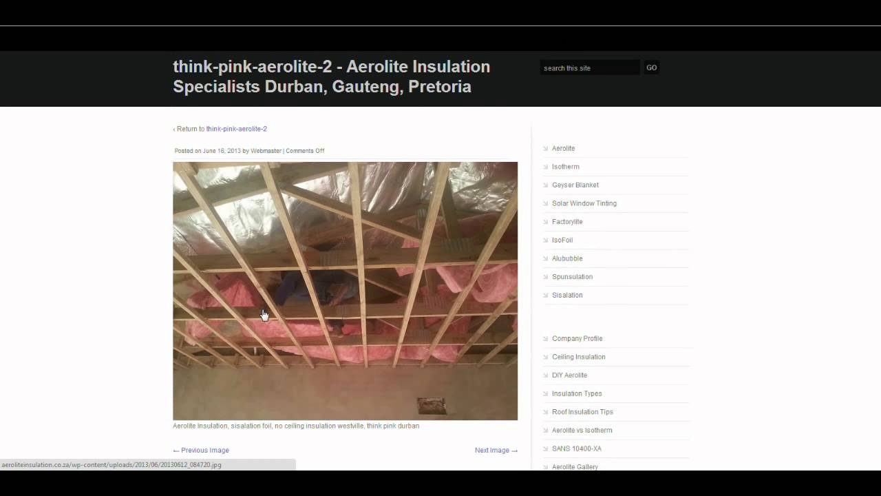 Aerolite Insulation Specialists Durban Gauteng Pretoria Youtube