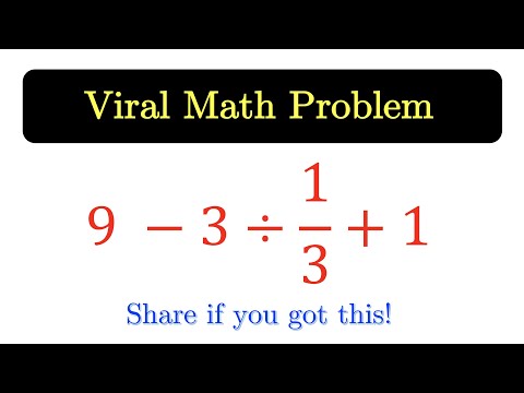 Viral Math Problem