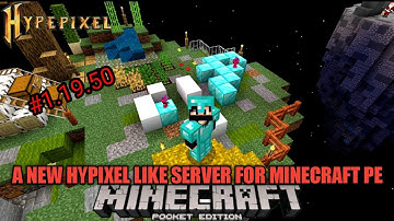 A NEW HYPIXEL LIKE SERVER FOR MINECRAFT PE AND JAVA #wenpixel #satnetwork #craftersmc #hypixel .....