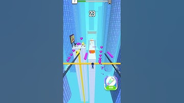 Roof Rails Gameplay Level 7 ☠️ | Best Android Game 💥 |  #trending #gaming #shorts