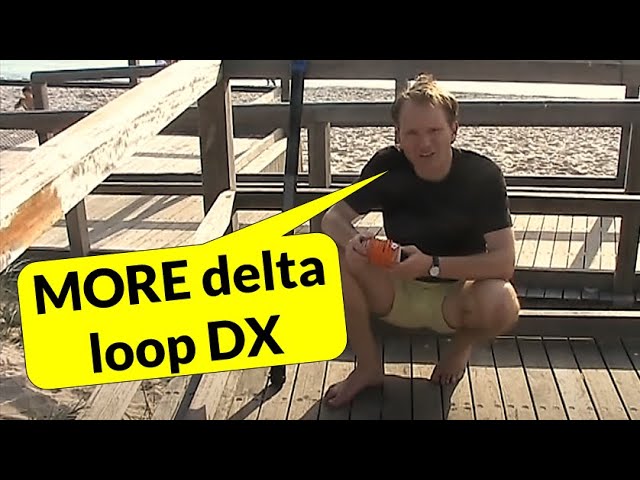 Amongst the kilowatts 2: More 14 MHz delta loop QRP DX 