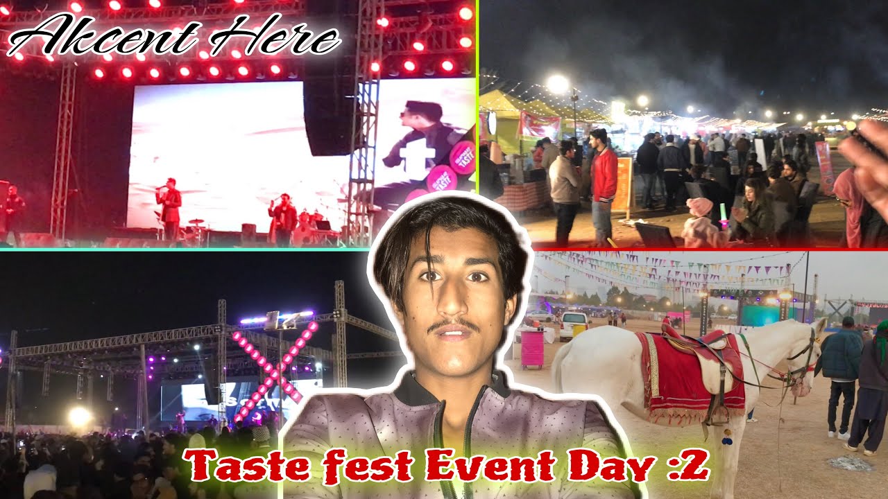 Taste Fest Event 🎶 day 2 vlog 😍 | akcent is here 🎸 | Vip  Food 🍱 Stalls :)