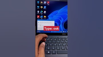 Windows shortcuts command prompt for accessing the on screen keyboard -- #cmd #windows