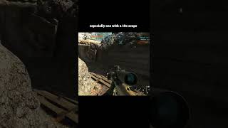 BF6 Using the PSR sniper rifle with a 10x scope in the trenches is a bad idea. Contaminated map.