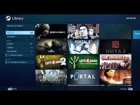 Alienware Steam Machine OS Walkthrough #SteamMachine #AWSMFirstLook