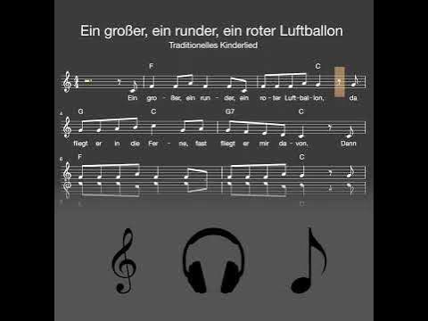 Shorts Lied Ein großer, ein runder, ein roter Luftballon (Kinder
