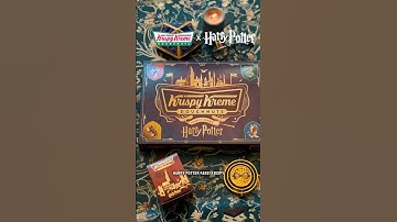NEW: Harry Potter x Krispy Kreme donuts 🍩✨ #harrypotter #hogwarts #krispykreme #donuts