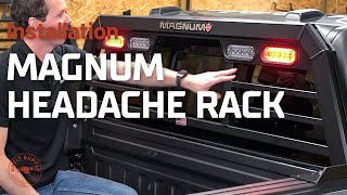 Celebrity Installing Magnum Headache Rack on Our Ford F-150 Profile