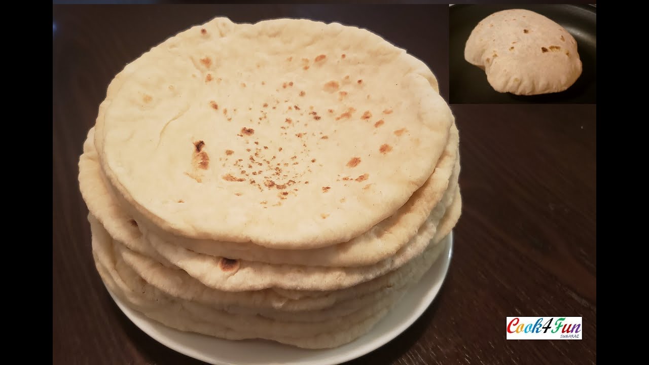 Pita Bread Without Oven Simple & Easy Recipe English YouTube