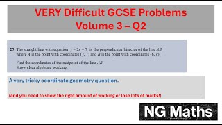 The HARDEST GCSE Questions - Coordinate Geometry