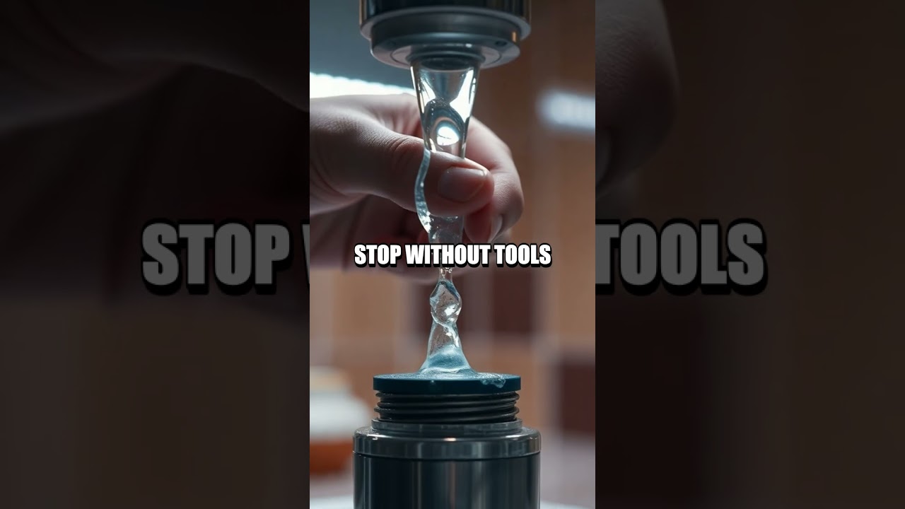 A Bold Solo Fix: Repairing a Leaky Bathroom Pop-Up Drain