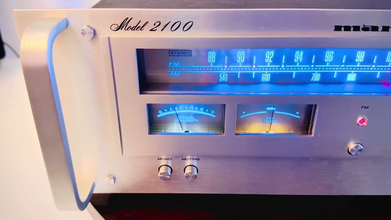 💎 Marantz Model 2100 Stereophonic Tuner | 🔧 Serviced + 💡 LED