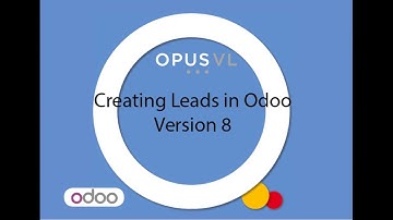 Odoo V8 Version 8 Leads Sales Tutorial OpenERP