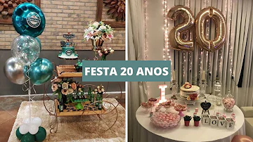 O que não pode faltar em uma festa de 20 anos?