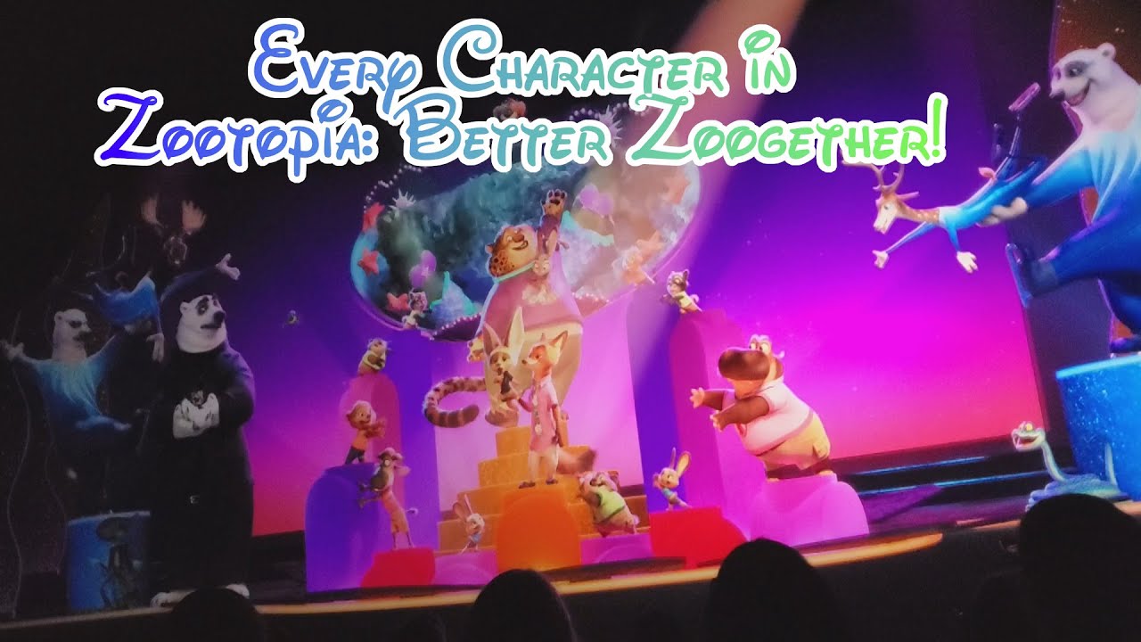 Every Character in Zootopia: Better Zoogether! | Every Named Character in Zootopia Better Zoogether!